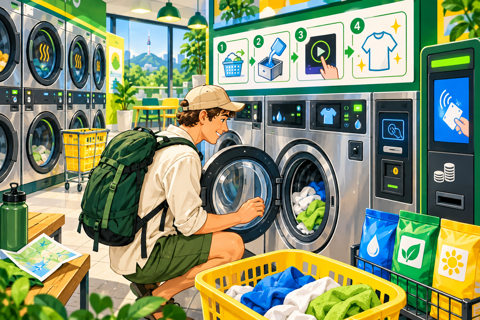 How to Use a Korean Coin Laundry: Machines, Detergent, and Payment