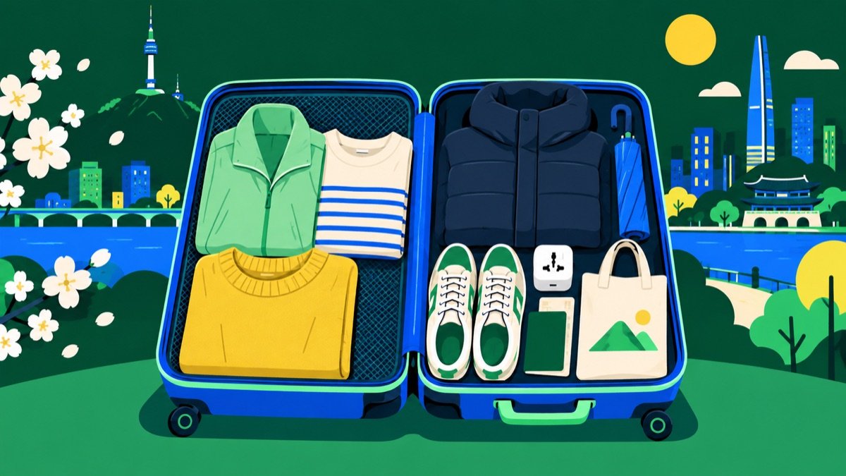 South Korea Packing List by Season: What to Bring for Your First Trip