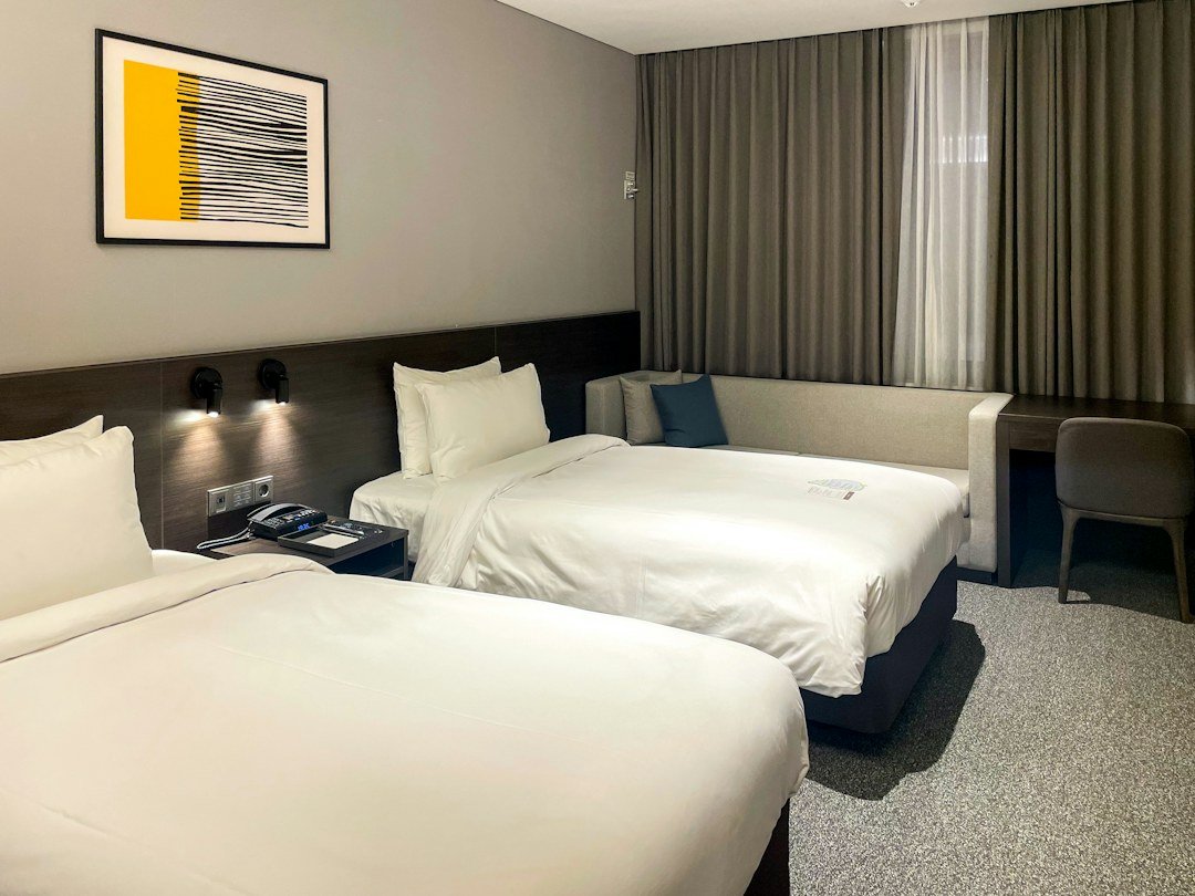 Guest room at Nine Tree Premier Seoul Pangyo, South Korea