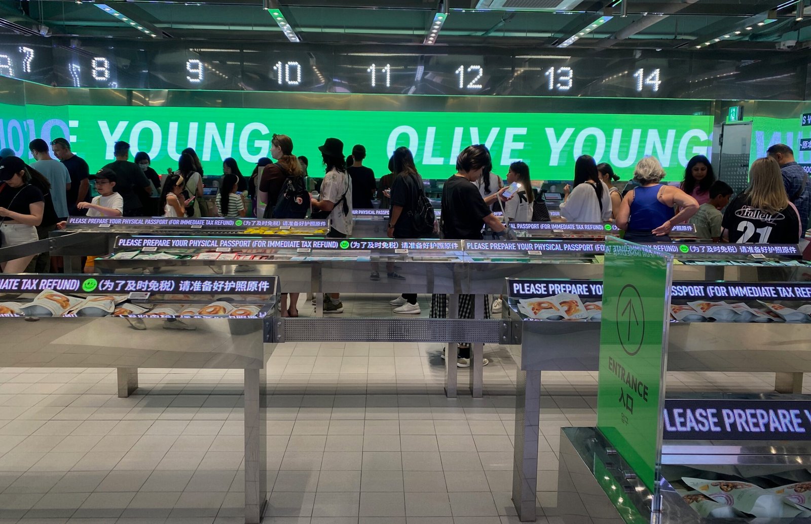 Olive Young storefront in Myeongdong, Seoul