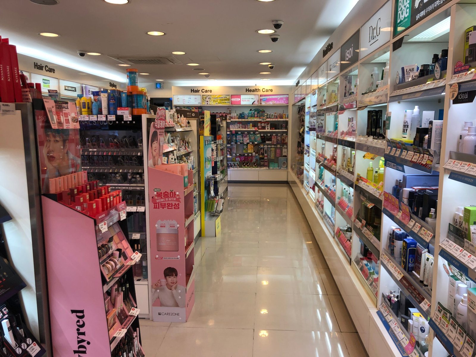 Olive Young store exterior in Wonju, South Korea
