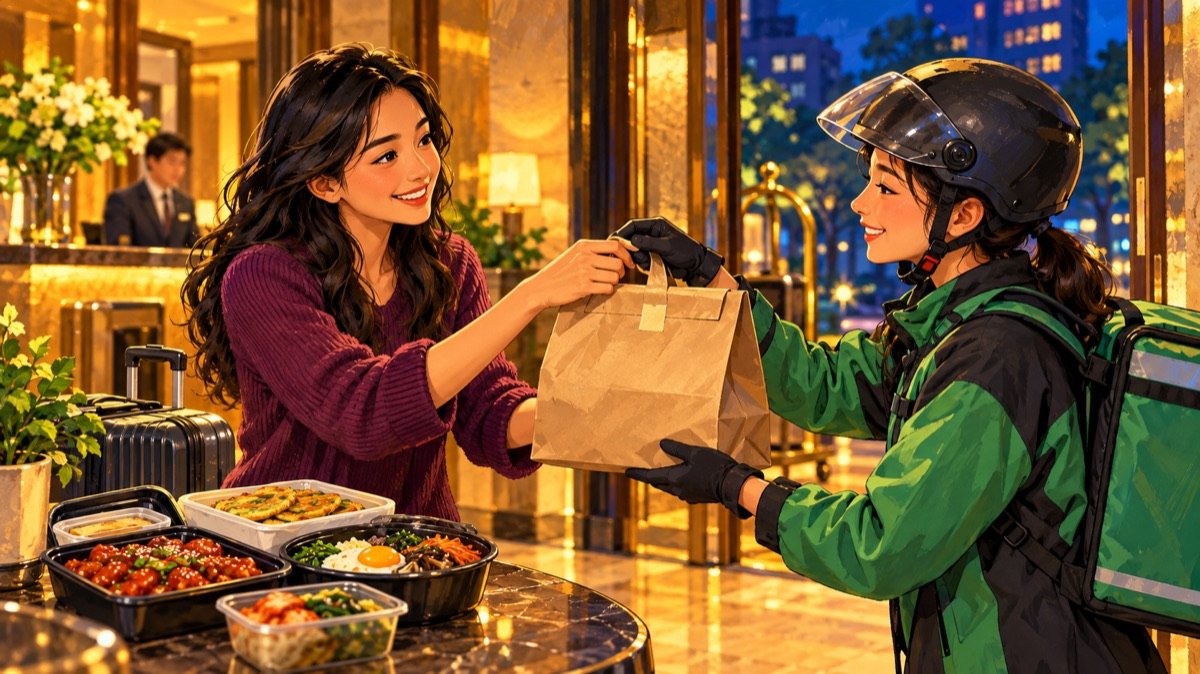 Food Delivery in Korea for Tourists: Phone Numbers, Payment, and Hotel Handover